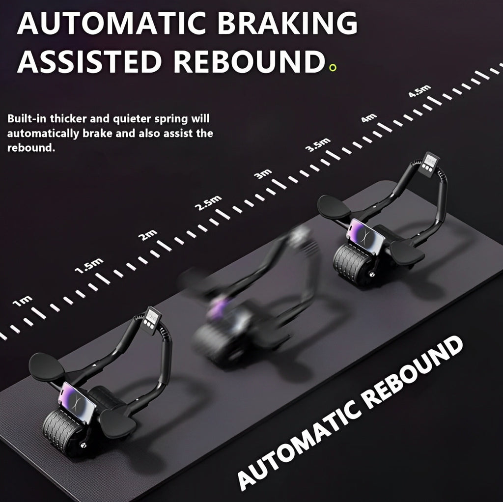 CoreFit Pro™ Ab Roller with LCD Tracker