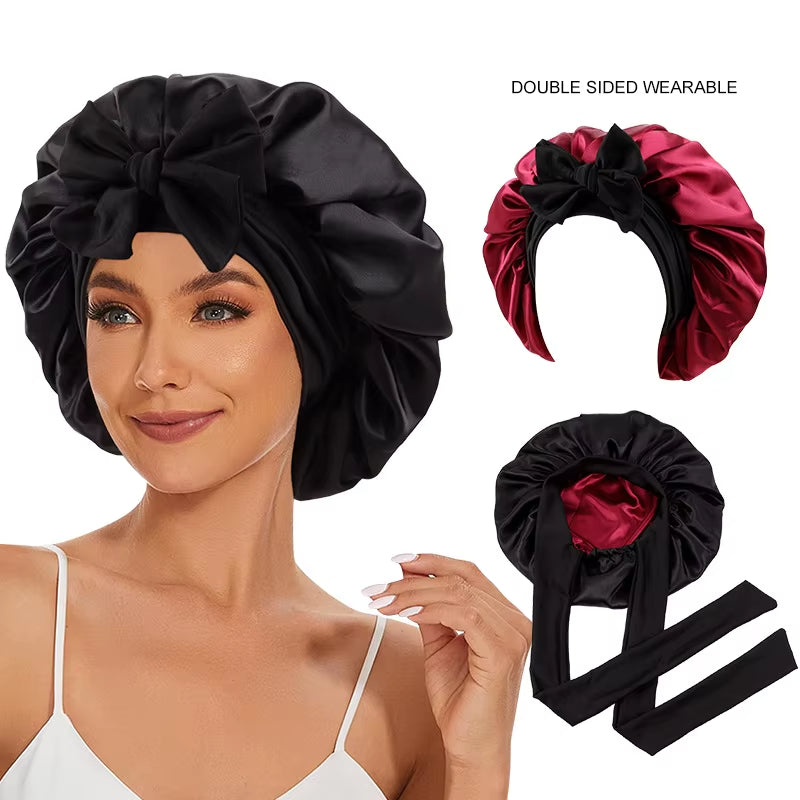 Premium Silky-Satin Hair Cap™ (Bonnet)