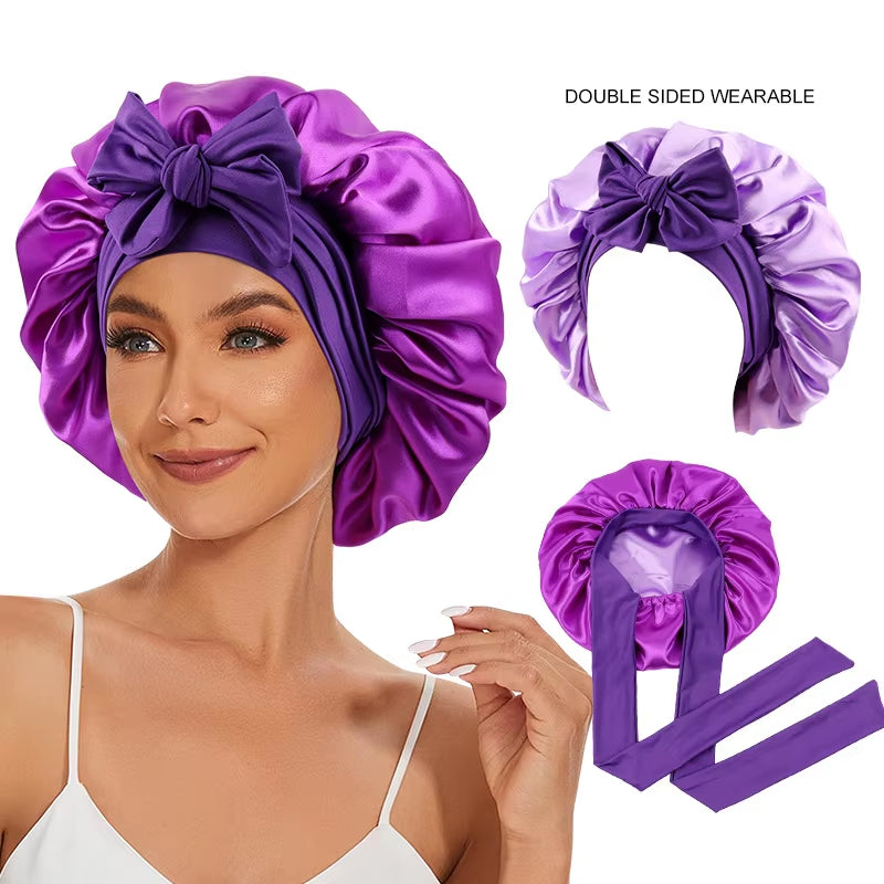 Premium Silky-Satin Hair Cap™ (Bonnet)
