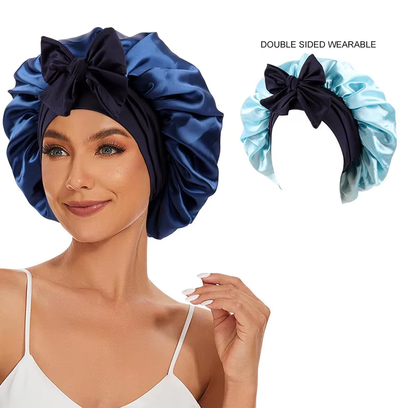 Premium Silky-Satin Hair Cap™ (Bonnet)